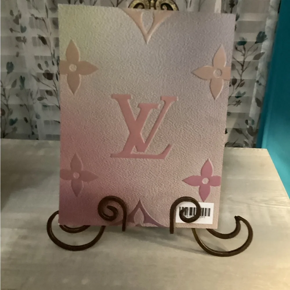 Fashion Notebook /Journal Pastel Pink and & light Gray